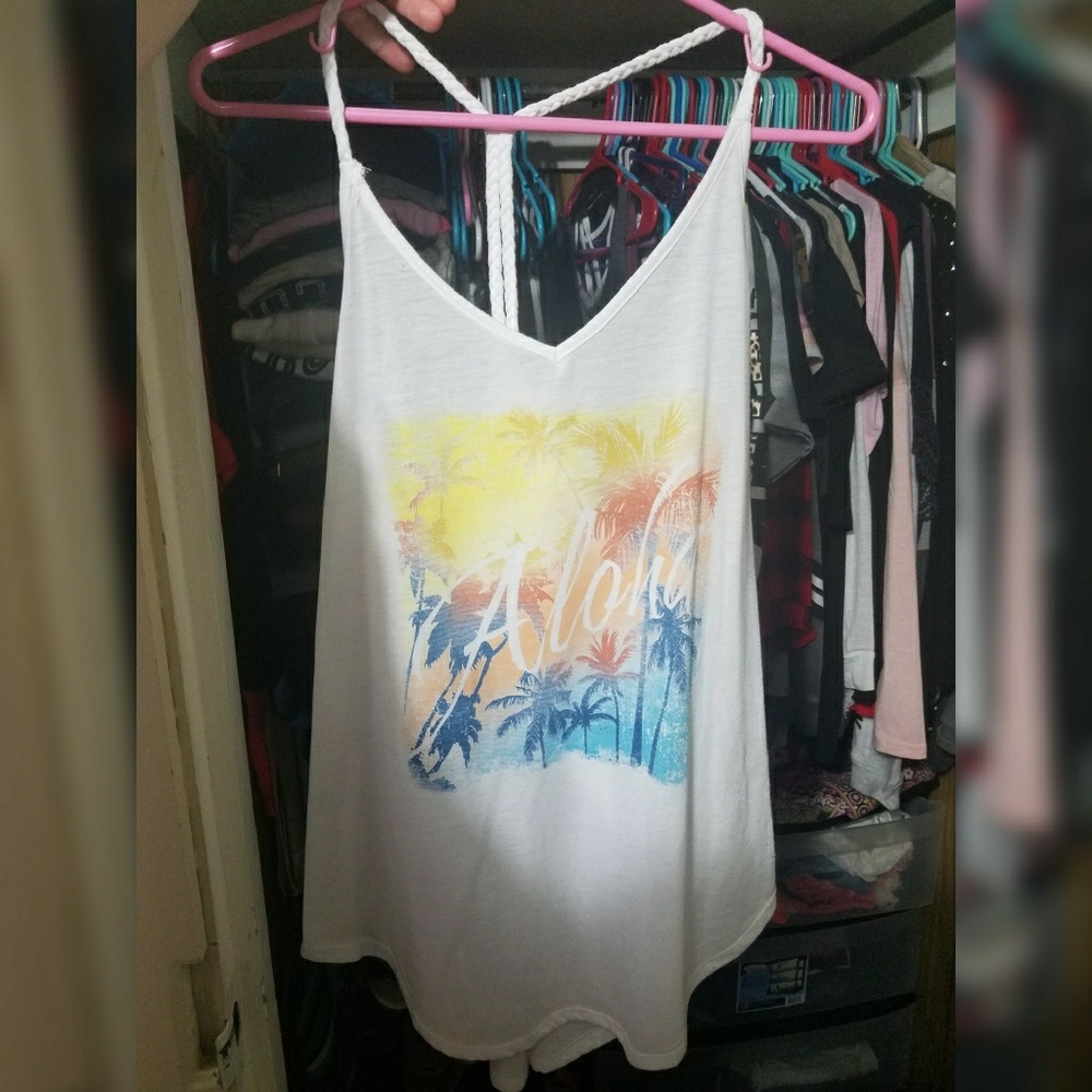 White tank top